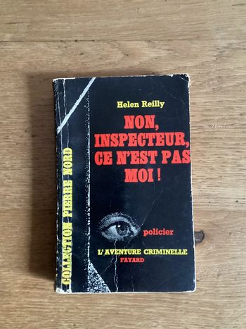 Livre « non, inspecteur, ce n’est pas moi »