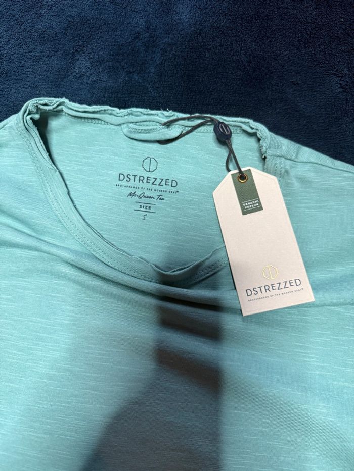 Dstrezzed – Tee-shirt "Mcqueen Slub Jersey" Beryl Green, taille S - photo numéro 3