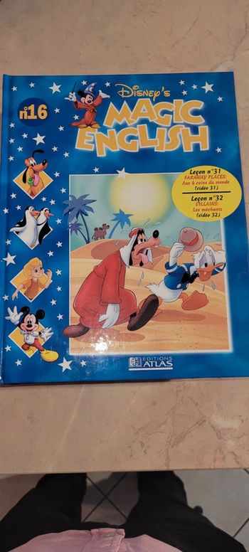 Lot de 16 BD J'apprends L'anglais avec Disney / Éditions Atlas