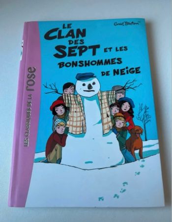 livre le clan des sept et les bonshommes de neige 