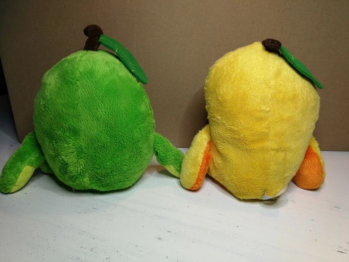 Lot 2 Peluches playtive pomme et mangue - photo numéro 4