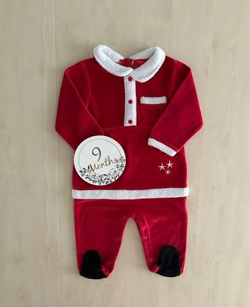 Pyjama Noël taille 9 mois 71 cm