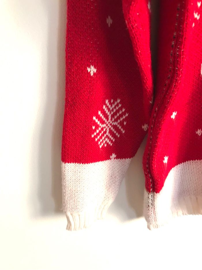 Pull de Noël avec un renne et flocons de neige taille unique neuf jamais porté - photo numéro 9