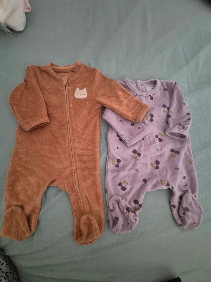 Lot 2 pyjama bébé - photo numéro 2