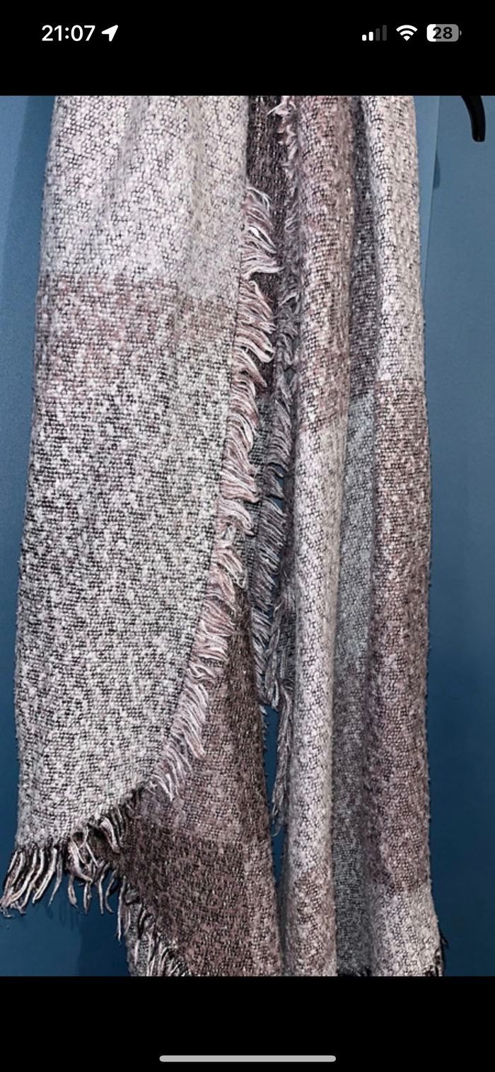 Écharpe violet gris - photo numéro 2