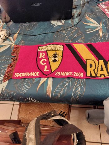 Écharpe rcl lens finale de la coupe de France 2008