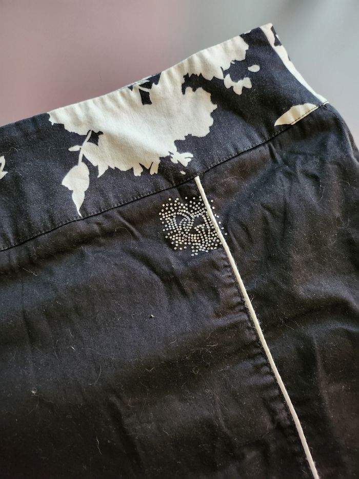 Sublime Jupe Crayon Noire et Blanche DonnaGi Taille 42 - photo numéro 2