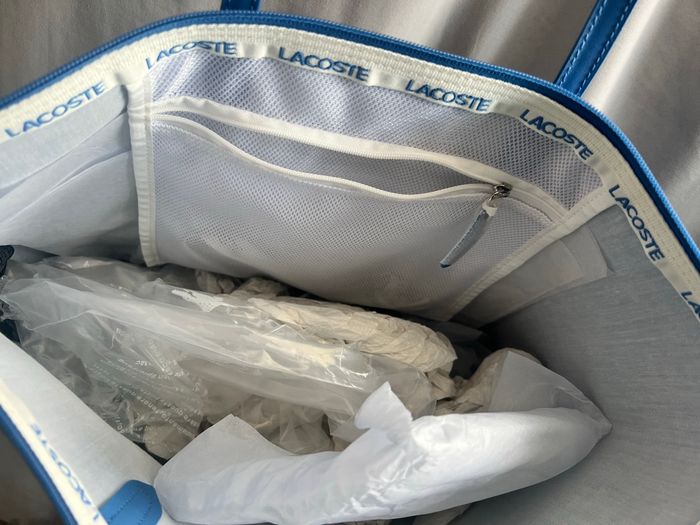 Sac lacoste bleu neuf - photo numéro 3
