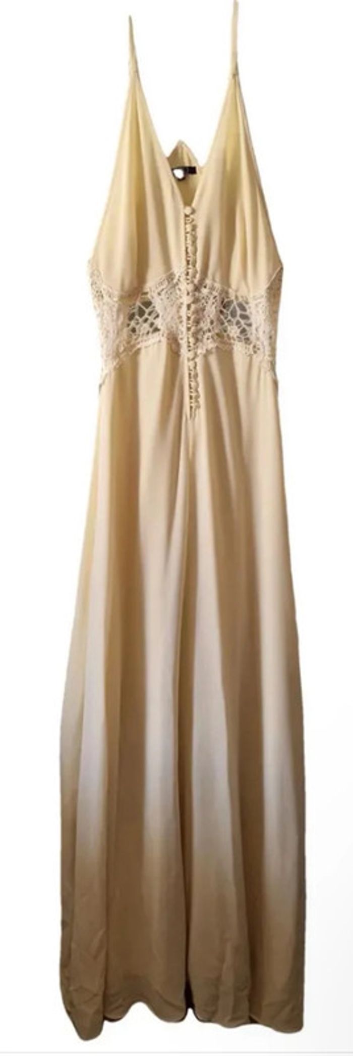 Robe de soirée longue écru taille XS Jarlo