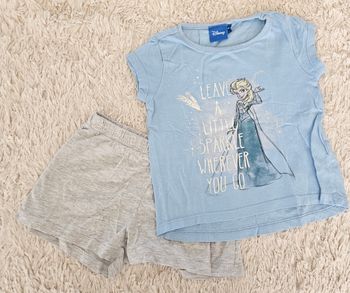 Pyjama short reine des neiges 3 ans