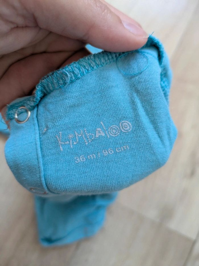 Tee-shirt bleu kimbaloo 3 ans - photo numéro 4