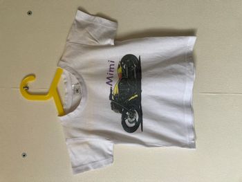 Tee-shirt imprimé moto taille 1-2 ans