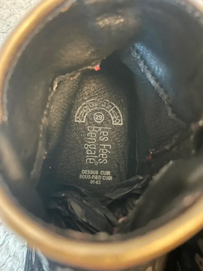 Paire de bottines  29 Les fées de Bengale - photo numéro 6