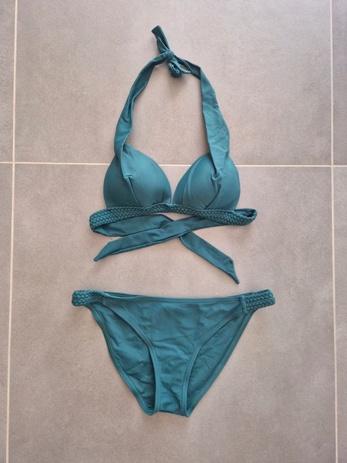 Maillot de bain 2 pièces pimkie vert