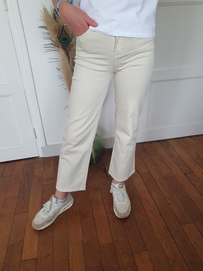 Jean large Québec écru Taille 8 ans - photo numéro 3