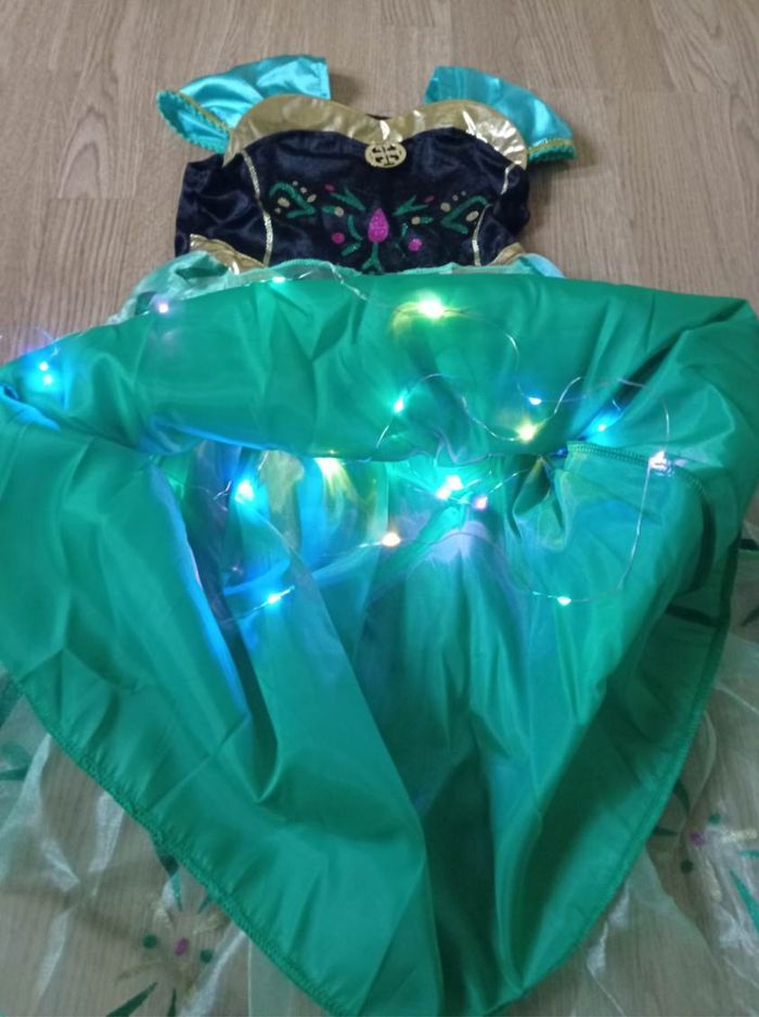 Déguisement princesse Anna a LED 4ans - photo numéro 2