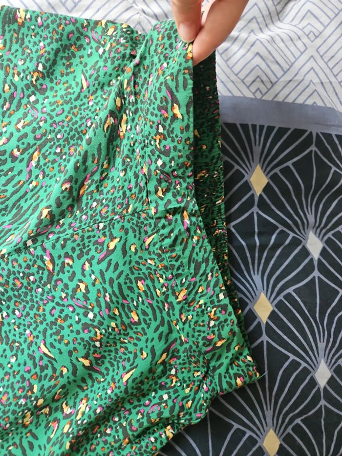 Pantalon fluide vert S Camaïeu - photo numéro 3