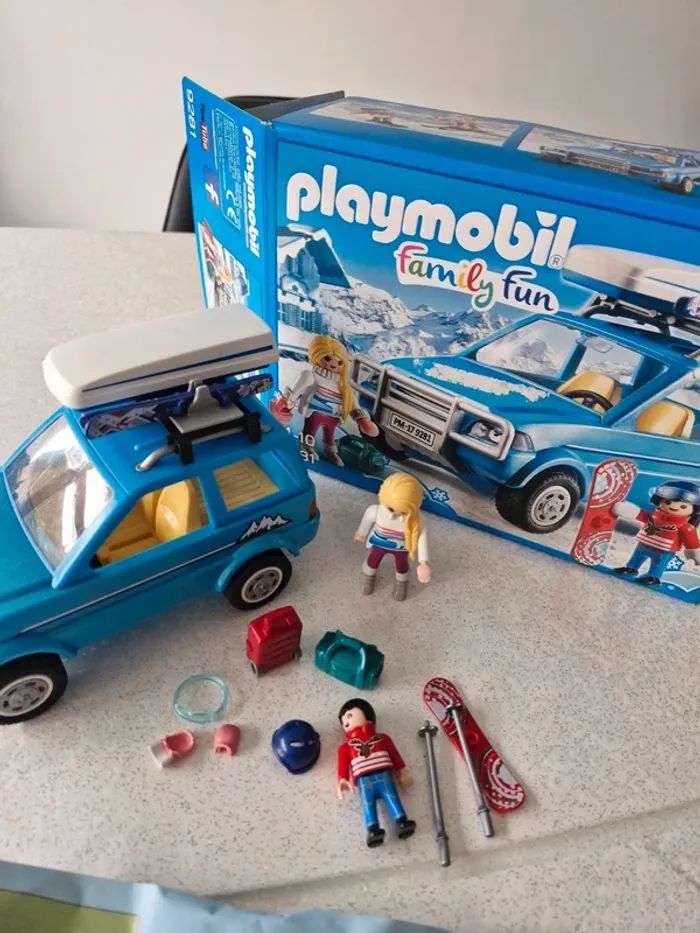 voiture 4x4 des neiges playmobil - photo numéro 1