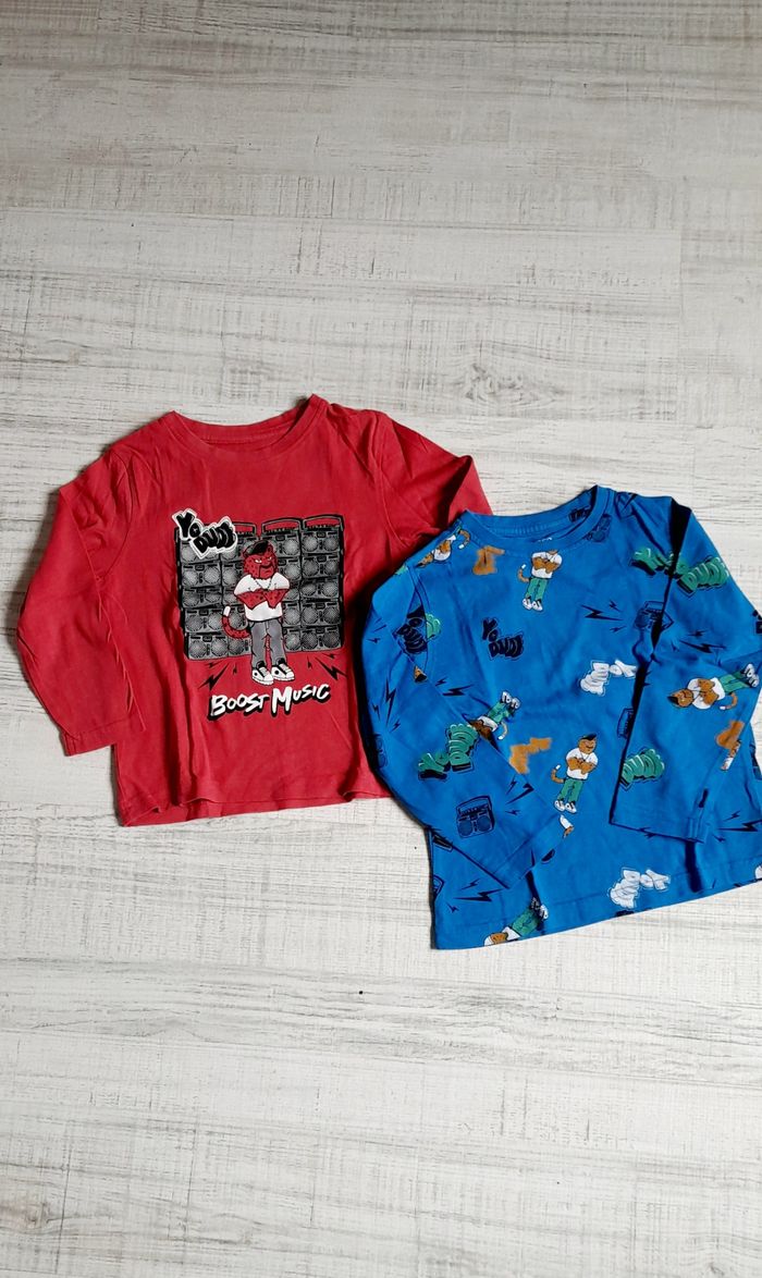 Lot de 2 Tee-shirts manches longues