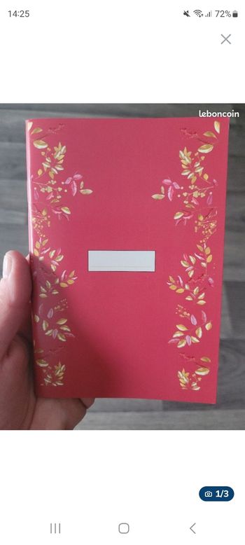 Petit carnet de note Yves Rocher🌹
