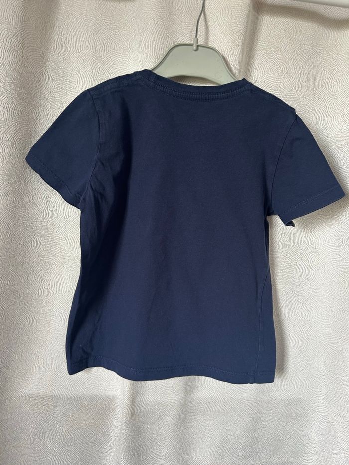 T-shirt basique coton bleu marine 6 ans la halle - photo numéro 3