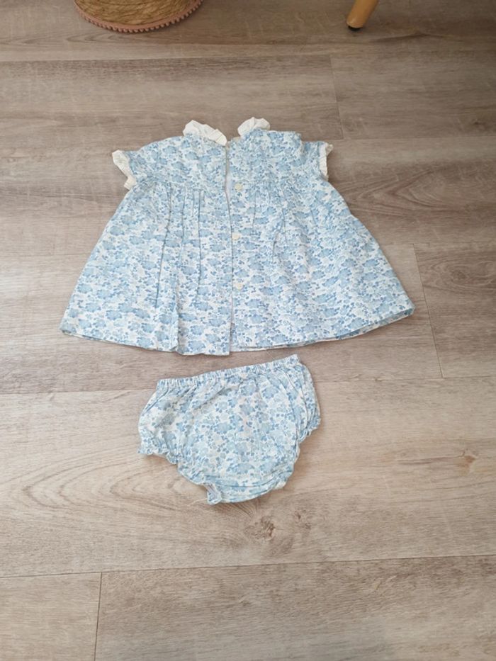 Ensemble robe et bloomer gocco 6/9m - photo numéro 2