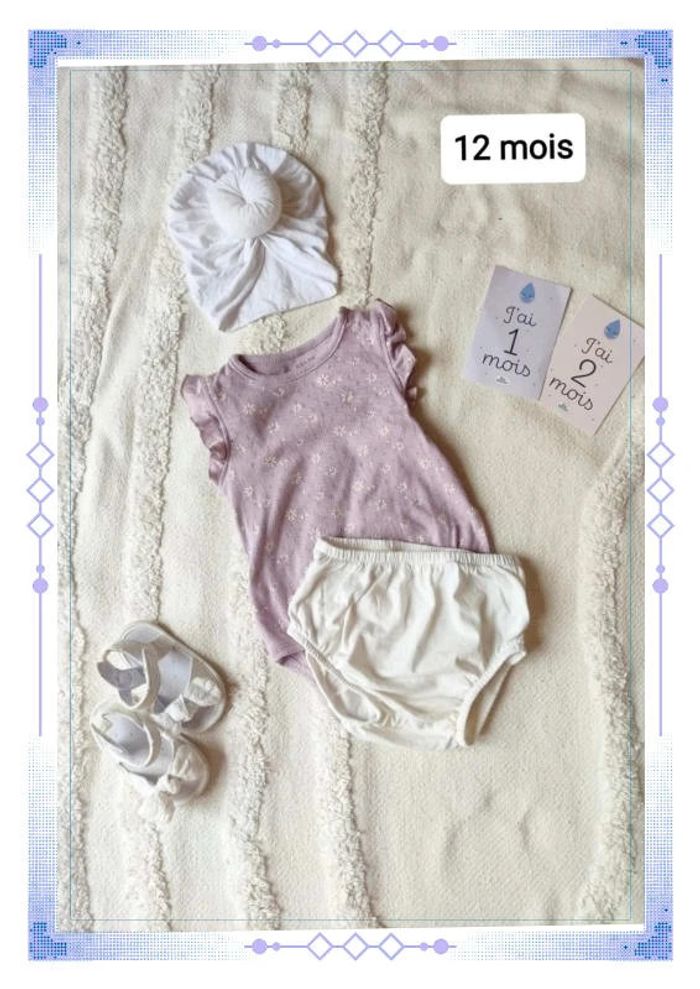Ensemble fille 12 mois