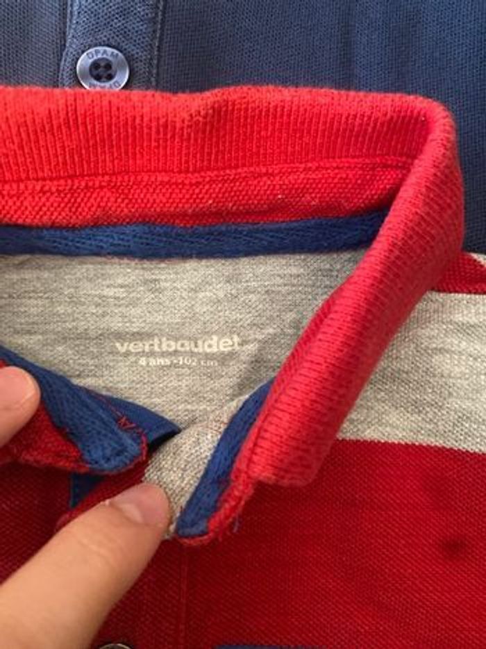 Lot de cinq polos à manches longues pour garçons en taille 4 ans - photo numéro 7