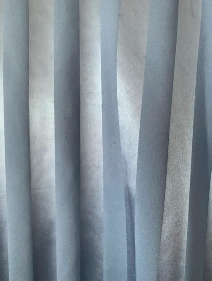 Chemisier à rayures satinée bleu femme - Taille 2XL Shein Curve - photo numéro 10