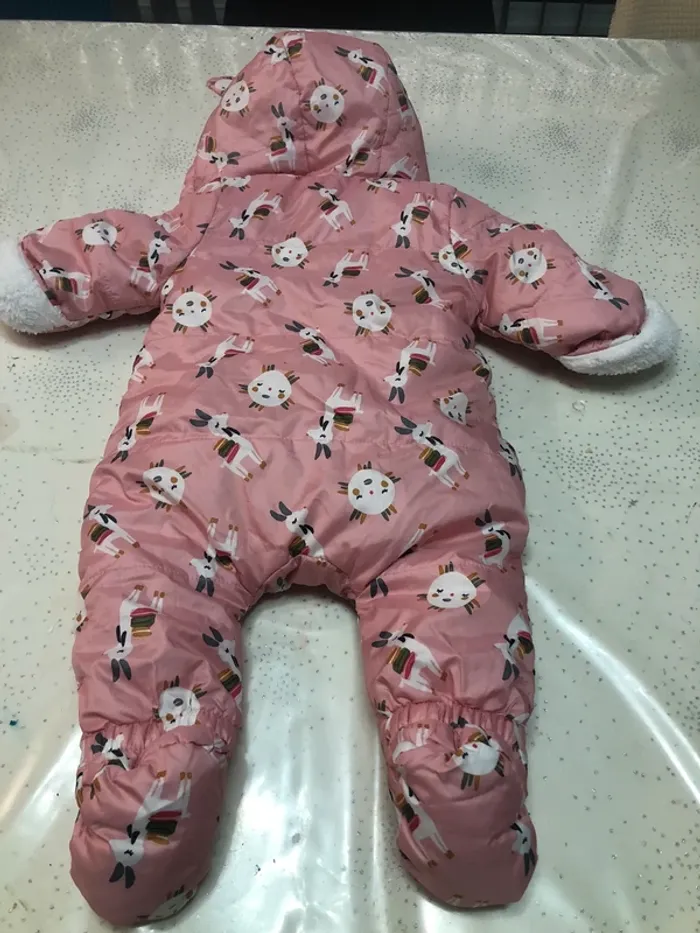 Combinaison chaude bébé fille catimini 3 mois - photo numéro 3