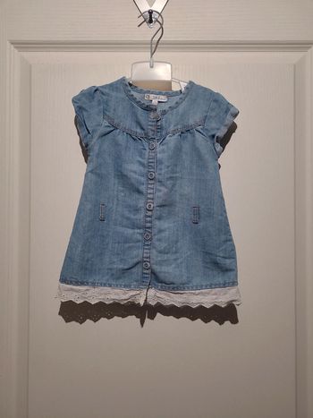 Robe jean et dentelle Kitchoun