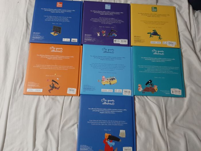lot de 7 livres grand formats le loup - photo numéro 2