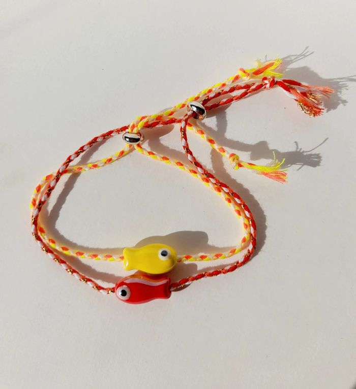 Duo bracelet poissons