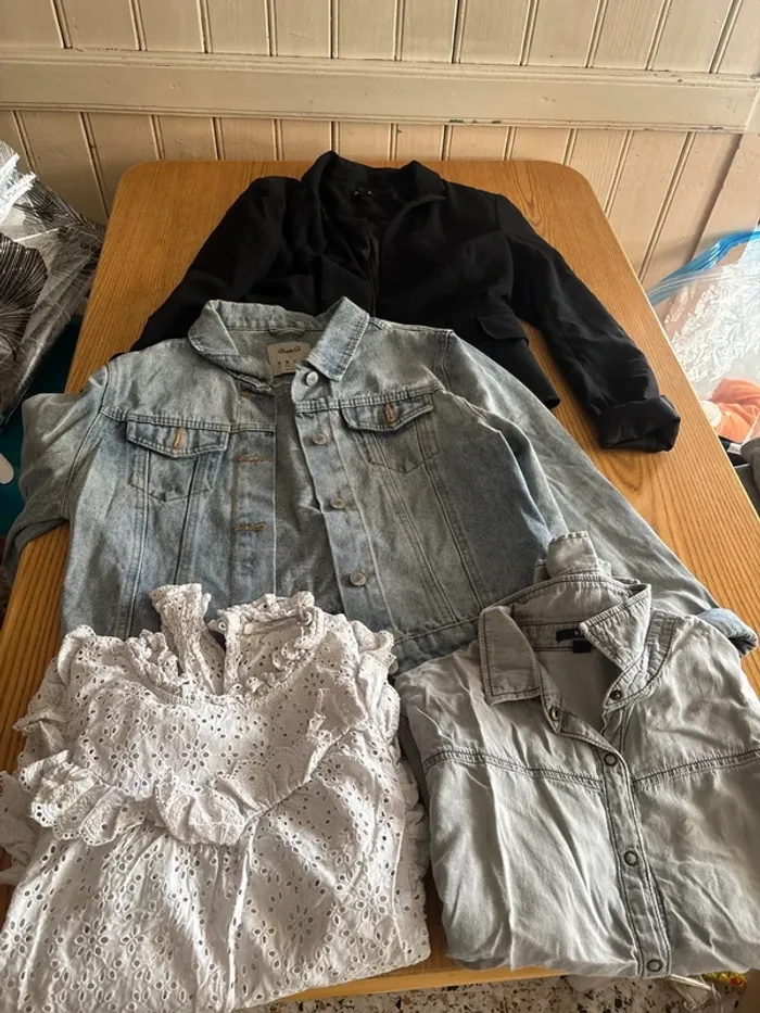 Lots veste et chemise femme taille 34