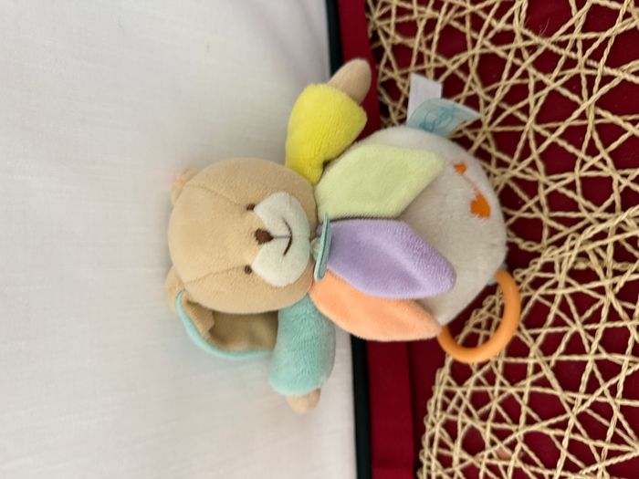 Peluche Musicale Lapin Arc-en-ciel / Ours Oscar - photo numéro 2