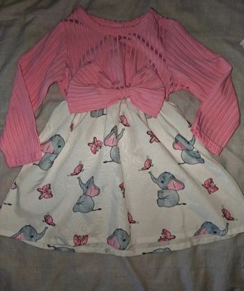 Robe éléphant taille 18 mois