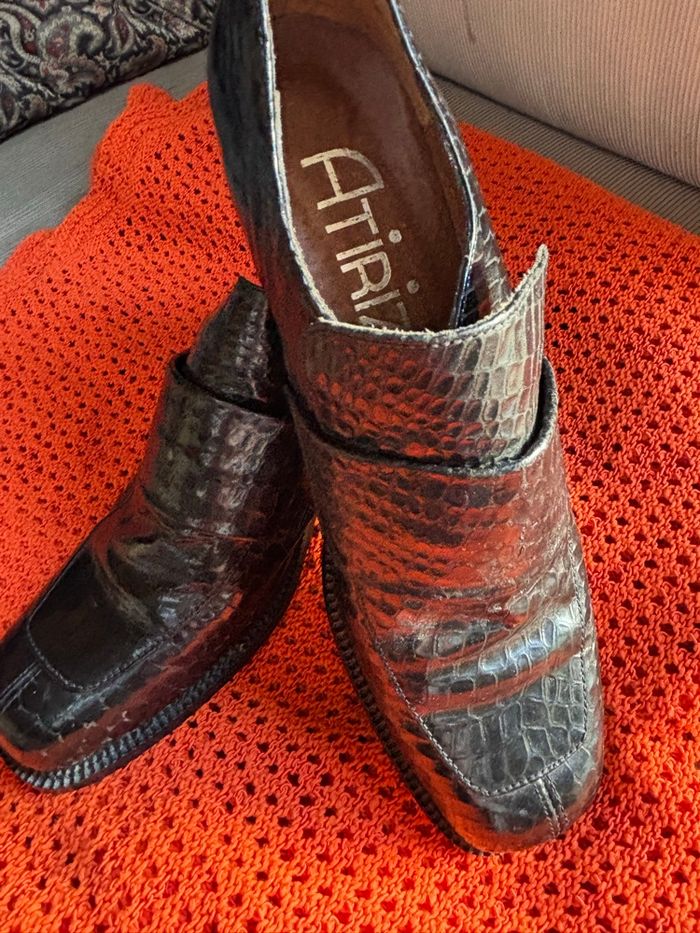 Mocassins femme  cuir vernis - photo numéro 2