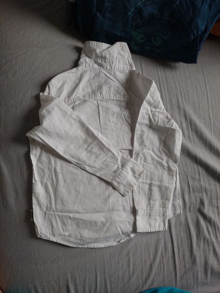 Chemise manches longues Blanche 4 ans - photo numéro 3