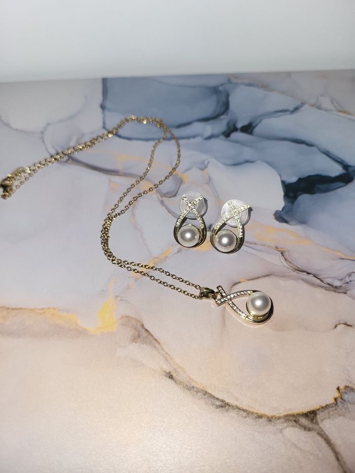 Pack bijou Tendance Inoxydable + Cadeau🎁 / Soft Girl Aesthetic - photo numéro 2