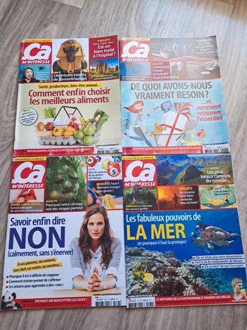 Lot de 4 magazines ça m’interesse