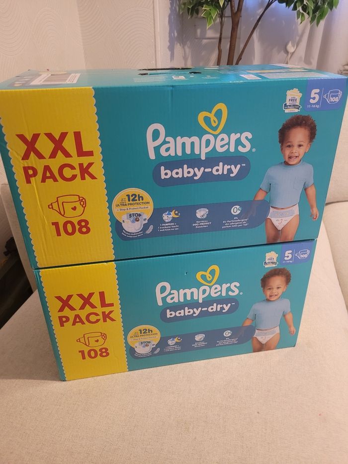 Couche pampers taille 5