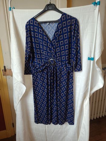 robe motif géométrique taille 44