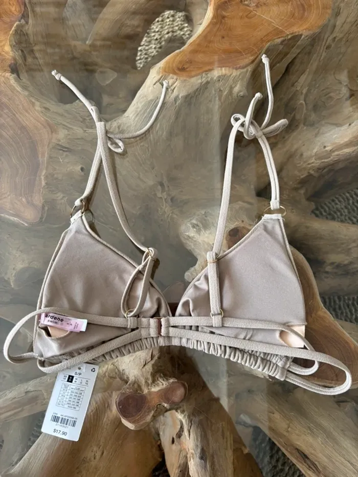 Haut de maillot de bain beige Ardene S - photo numéro 5