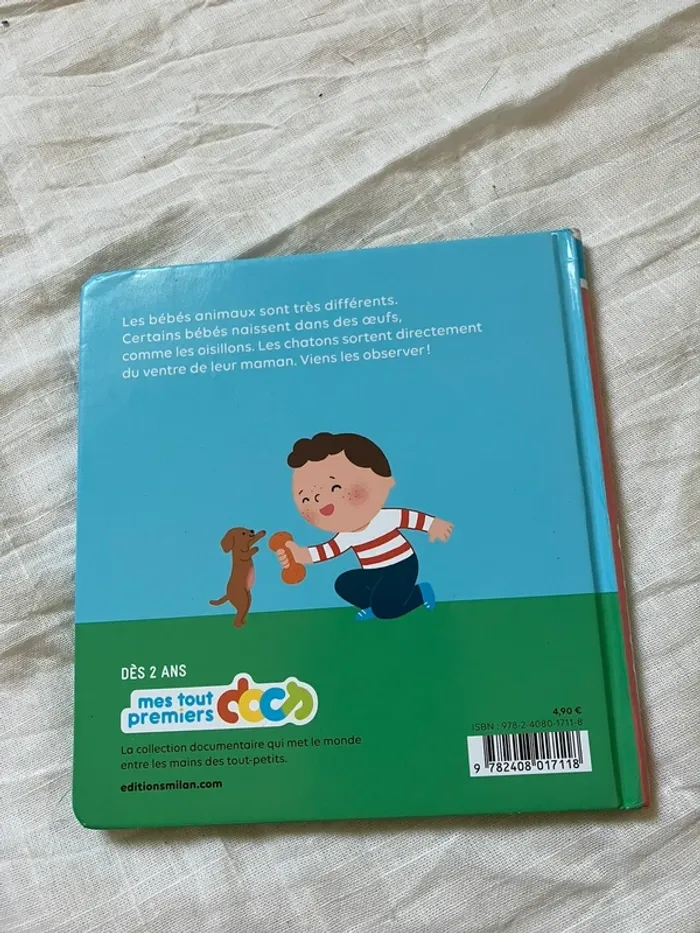 Livre enfant – Les bébés animaux (édition Milan, Les tout premiers docs) - photo numéro 5
