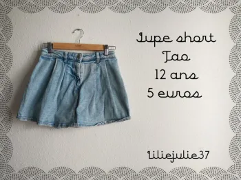 Jupe short Tao 12 ans