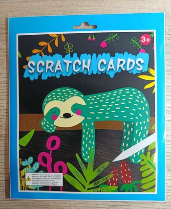 Cartes à gratter animaux