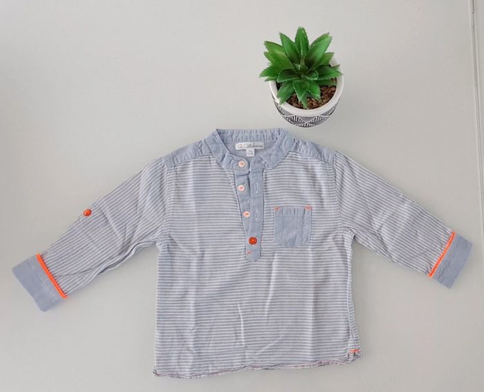 Lots de 2 chemises manches courts et une chemise manches longes - photo numéro 9