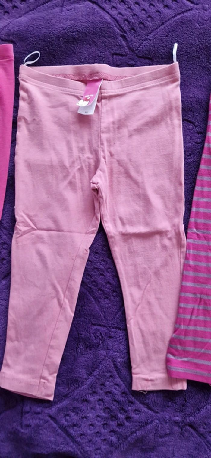 Lot de 3 leggings pour fille taille 92cm - photo numéro 5