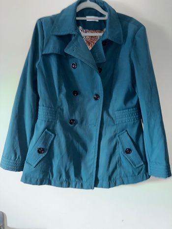Trench bleu canard 