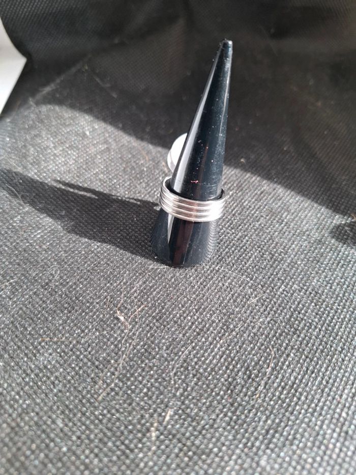 Bague acier inoxydable neuve avec étiquette hommes